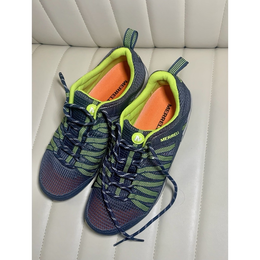 Merrell Hiking Trail Shoes Mens US 7.5 Ebony Tender‎ Shoots Performance Wear